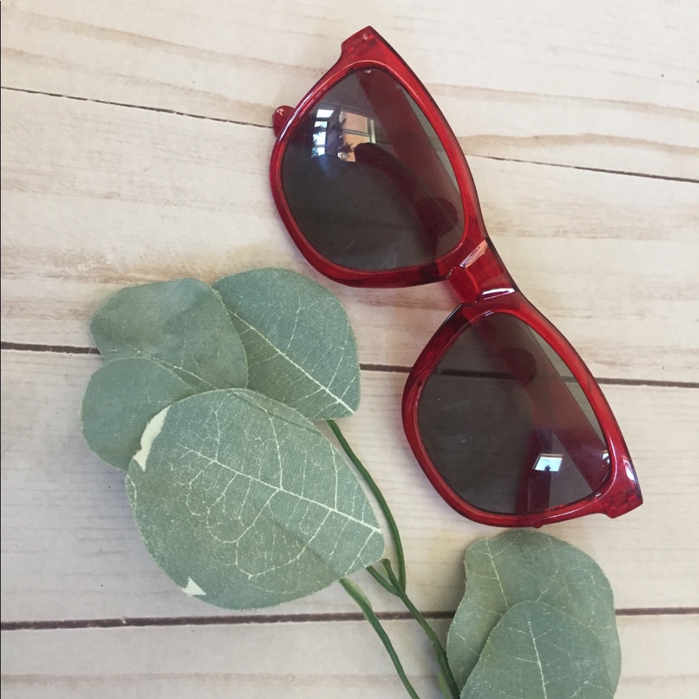 Red sunglasses
